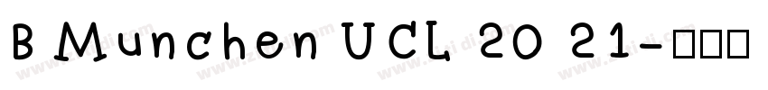 B Munchen UCL 20 21字体转换
